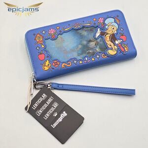 Loungefly Disney Pinocchio Exclusive Blue Fairy Lenticular Wristlet Wallet New